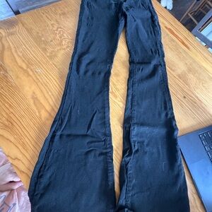 Black Flared Pants